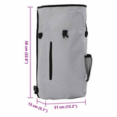 Torba rowerowa Szary 31 x 13 x 58 cm Poliester