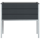 Donica Antracyt 100 x 45 x 90 cm Stal Galwanizowana