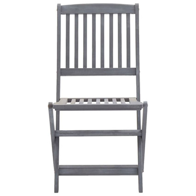 vidaXL Składane krzesła ogrodowe, 6 szt., poduszki, drewno akacjowe wariant 13