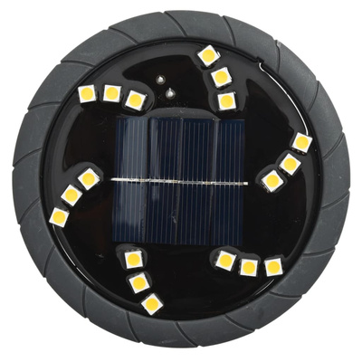 Solarne lampki gruntowe, z kolcami, 12 szt., ciepłe białe