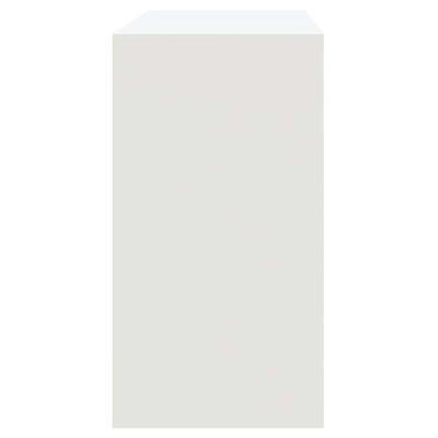 Stolik konsolowy, białe, 89x41x76,5 cm, materiał drewnopochodny