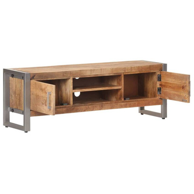 vidaXL Szafka pod TV, 120x30x40 cm, surowe drewno mango wariant 4