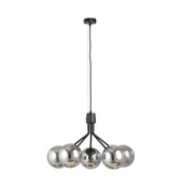 Lampa wisząca NOVA 5 BLACK/GRAFIT