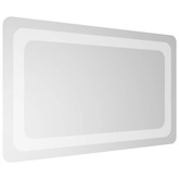 vidaXL Lustro łazienkowe z LED, 50x30 cm