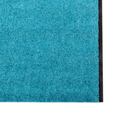Dywanik wejściowy Cyan i Czarny 120 x 400 cm Poliamid i PVC