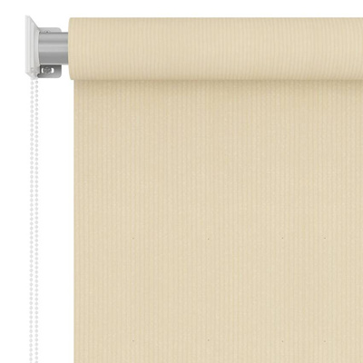 vidaXL Roleta zewnętrzna, kremowa, 60x140 cm, HDPE