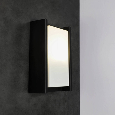 Ogrodowa oprawa elewacyjna kinkiet ATEA BLACK E27 czarny IP44 EDO777364 EDO Solutions