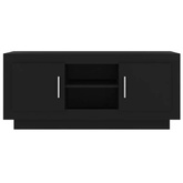 vidaXL Szafka pod TV, czarna, 102x35x45 cm, materiał drewnopochodny