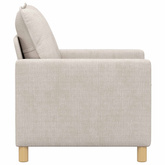Sofa kremowy 76 x 81 x 87,5 cm Poliester