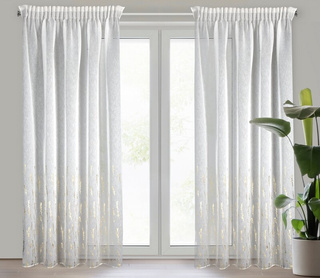 Zasłona Linzi biała 140x270