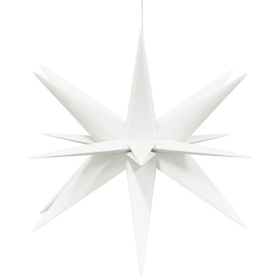 Ozdoby świetlne z LED, 3 szt., składane, białe, 57 cm