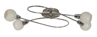 Lampa sufitowa Avila oprawa ze szklanymi kloszami 4-punktowa do salonu