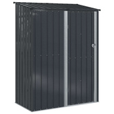 Schowki ogrodowe Antracyt 153,5 x 86 x 200 cm Metal
