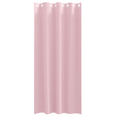 Firany blackout z kółkami 2 pcs Dziecięcy róż 260 x 140 cm