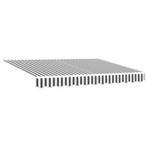 Zwijana markiza, antracytowo-biała, 3x2,5m, tkanina i aluminium