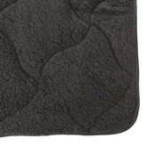 Zimowa Kołdra Antracyt 140 x 220 cm Mikrofibra i Fleece Teddy