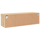 vidaXL Szafka pod TV z oświetleniem LED, dąb sonoma, 100x30x30 cm