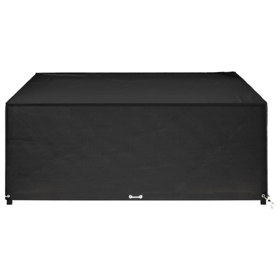 Pokrowiec na meble ogrodowe, 16 oczek, 300x200x75 cm, prostokąt