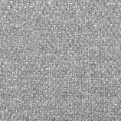 Łóżko kontynentalne, jasnoszara, 80x200 cm, obita tkaniną model standard