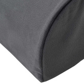 Poduszka na podnóżek Gładki Szary 42 x 18 x 13 cm Pianka PU