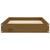 vidaXL Legowisko dla psa, miodowy brąz, 61,5x49x9 cm, drewno sosnowe