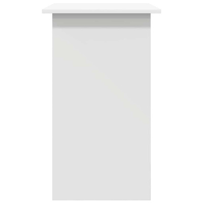 Biurko, białe, 80x45x74 cm, materiał drewnopochodny