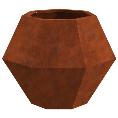 Donica 2 pcs Rdzawy 50 x 50 x 40 cm