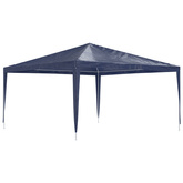 vidaXL Namiot imprezowy, 4 x 4 m, niebieski