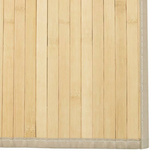 vidaXL Dywan prostokątny, jasny naturalny, 70x300 cm, bambusowy