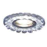 Oprawa Stropowa Okrągła Kryształ Chrom na żarówkę Gu10 + Led obramówka Candellux Sk-94 2273617