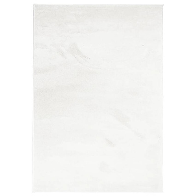 vidaXL Dywan OVIEDO z krótkim włosiem, kremowy, 140x200 cm