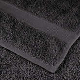 Ręczniki premium, SOLUND, 50 szt., antracytowe, 50x100 cm, 600 g/m?