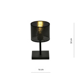 Lampka nocna  JORDAN LN1 BLACK