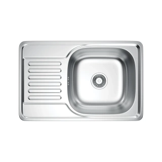 Zlewozmywak stalowy FLAVIA satyna/inox