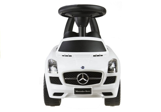Jeździk Mercedes SLS AMG Pchacz Dla Dziecka Oparcie Schowek Biały