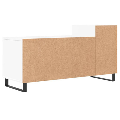 vidaXL Szafka pod TV, biała, 100x35x55 cm, materiał drewnopochodny