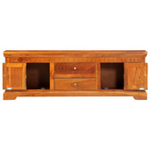 vidaXL Szafka pod TV, 119x30x40 cm, lite drewno akacjowe
