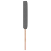 Zagłówek Jasnoszary 100 cm Tkanina sztruksowa