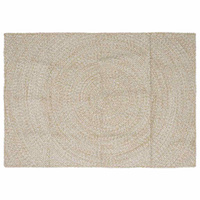 Dywany pokojowe Naturalne i białe 140 x 200 cm Juta