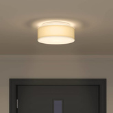Lampa Sufitowa Z reflektorami Biały 30 x 30 x 13,5 cm tkanina