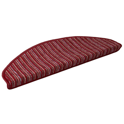 Samoprzylepne maty na schody 15 pcs Czerwony 65 x 21 x 4 cm