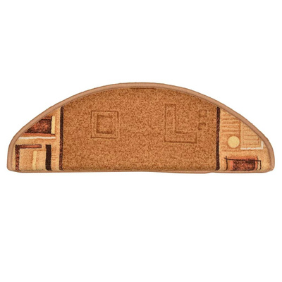 Samoprzylepne nakładki na schody, 15 szt., beżowe, 65x21x4 cm