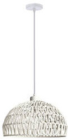 Balli lampa wisząca biały 1x40W E27 abażur biały