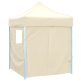 Namiot Imprezowy Kremowy 200 x 200 x 315 cm Materiał Oxford