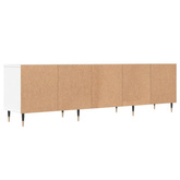 vidaXL Szafka pod TV, biała, 150x30x44,5 cm, materiał drewnopochodny wariant 5