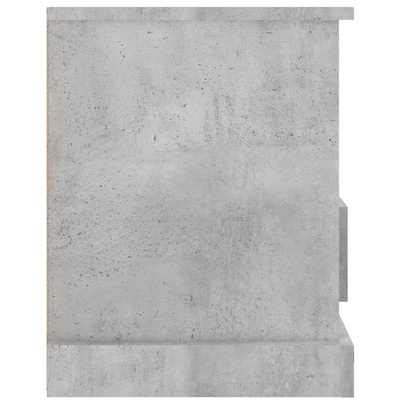 vidaXL Szafka pod TV, szarość betonu, 93x35,5x45 cm