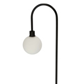 Lampa podłogowa czarna półka 173cm Vanity 51-00057