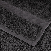 Ręczniki premium, SOLUND, 4 szt., antracytowe, 100x150 cm, 600 g/m?