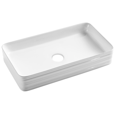 Umywalka nablatowa akte, 66 cm, prostokątna CE-54-P01-C Invena