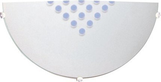 Plafon szklany matowy biały lampa scienna 60W E27 Palina Candellux 11-41886